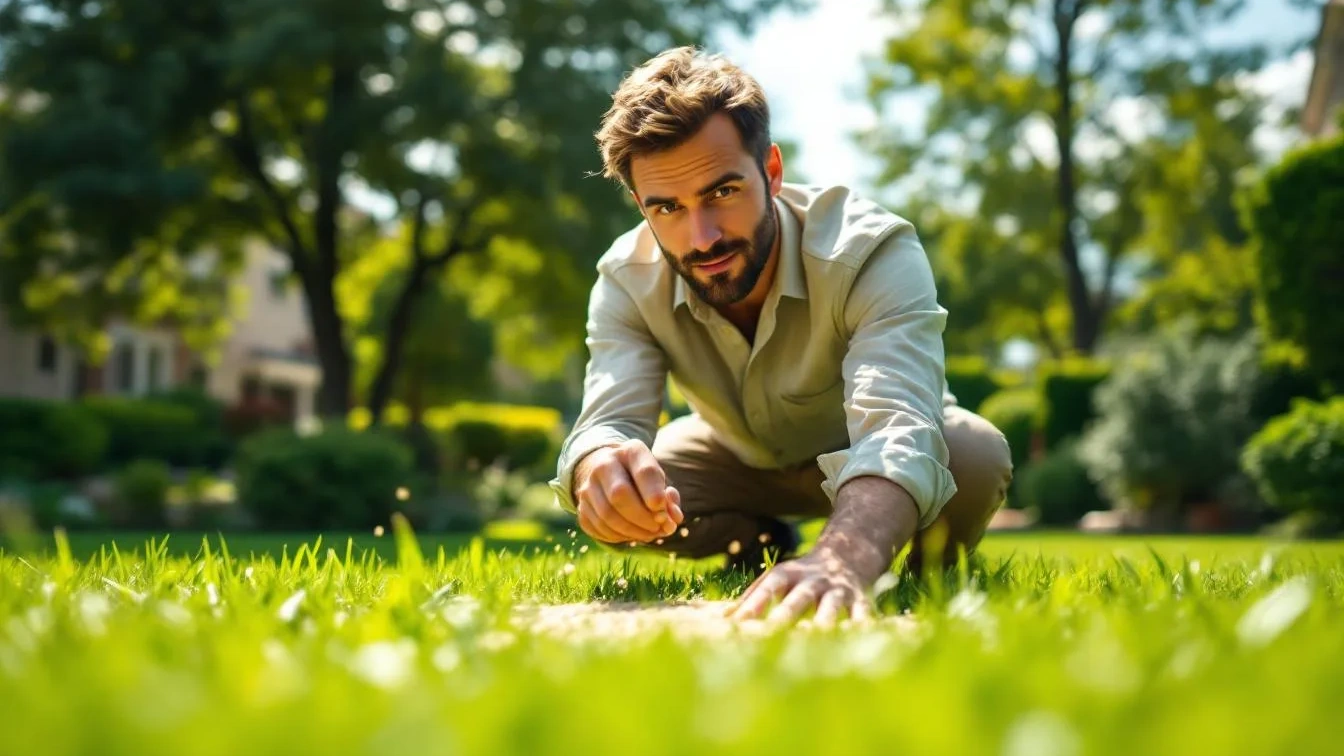 Der perfekte Zeitpunkt für die Rasensaat: So vermeiden Sie gelbe Stellen im nächsten Sommer
