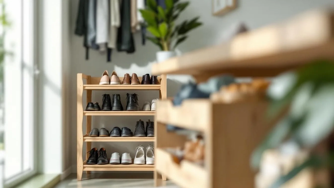 Duurzaam schoenen opbergen: Waarom houten alternatieven beter zijn voor uw hal dan plastic