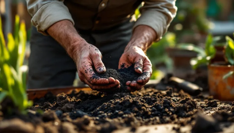 entdecken sie das geheimnis im beet: warum gartenprofis im märz eine handvoll holzkohle unter die erde mischen, um das pflanzenwachstum zu fördern und den boden zu verbessern.