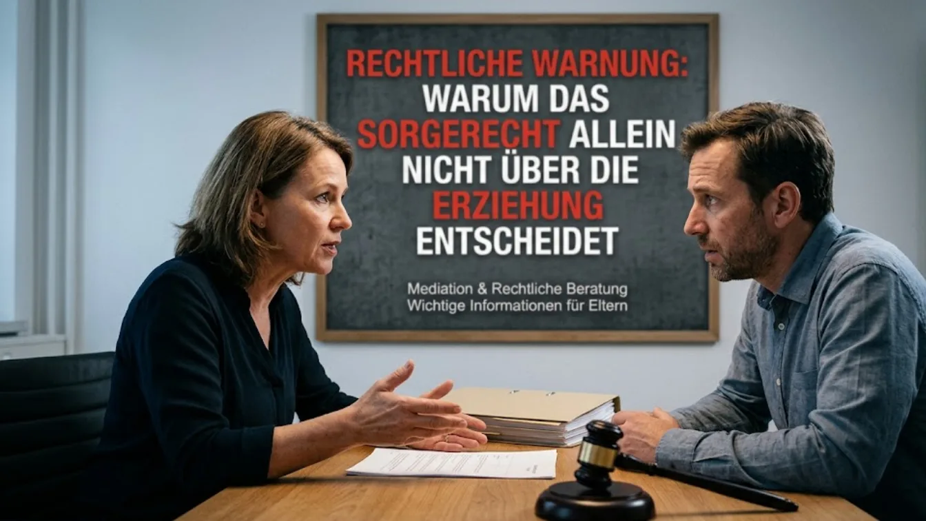 Rechtliche Warnung: Warum das Sorgerecht allein nicht über die Erziehung entscheidet